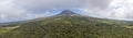 Pico island azores volcano aerial view Royalty Free Stock Photo