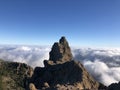 Pico las nieves on Gran Canaria Royalty Free Stock Photo