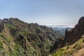 Pico Ruivo and Pico do Areeiro mountain peaks in Madeira, Portugal