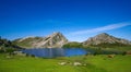 Picos de Europa Enol lake in Asturias Spain Royalty Free Stock Photo