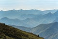 Picos de Europa mountains next to Fuente De village Cantabria Spain. Royalty Free Stock Photo