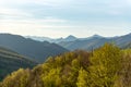 Picos de Europa mountains next to Fuente De village Cantabria Spain. Royalty Free Stock Photo