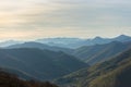 Picos de Europa mountains next to Fuente De village Cantabria Spain. Royalty Free Stock Photo