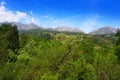 Picos de Europa view from Potes in Cantabria Royalty Free Stock Photo