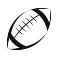 Pictogram ball game of American football, the game of rugby, logo, an American sport