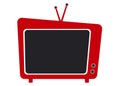 Pictogram cartoon old television vector