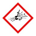 Pictogram for explosive substances