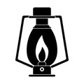 Pictogram lamp kerosene old lantern camping