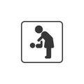 Pictogram for mother and baby restroom