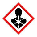 Pictogram for substances hazardous to human health