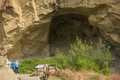 Pictograph Cave, Billings, Montana during a summer day Royalty Free Stock Photo