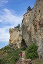 Pictograph Cave, Billings, Montana during a summer day Royalty Free Stock Photo