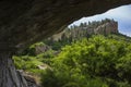 Pictograph Cave, Billings, Montana during a summer day Royalty Free Stock Photo