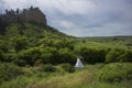 Pictograph Cave, Billings, Montana during a summer day Royalty Free Stock Photo