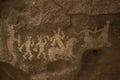 Pictographs from Hueco Tanks State Historic Park, Texas
