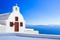 Pictoresque Church, Santorini Royalty Free Stock Photo