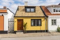 Pictoresque residential street house Ystad Sweden Royalty Free Stock Photo