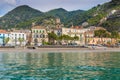 Pictoresque village of Minori, Amalfi coast, Campania, Italy Royalty Free Stock Photo