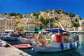 Pictorial Greek islands seres Royalty Free Stock Photo