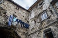 Pictorial old streets of the Italian villages of Scanno Royalty Free Stock Photo