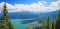 Pictorial walchensee, view from above