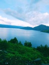 The picture above is a picture of a lake in Indonesia and is the largest lake in Southeast Asia