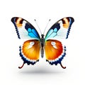 Abstract lovely butterfly background wallpaper