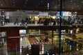 Picture of the activity inside Charles de Gaulle airport Terminal 2.