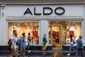 Logo of the main Aldo store in Belgrade.