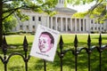 Picture of Amadou Diallo Hanging Outside The Ohio Statehouse
