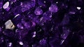 picture of amethyst background with sparkles generative AI