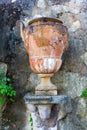 Picture of an antique earthenware amphora