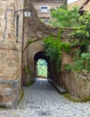 An Arched Passage in a Tuscan Hill Town.