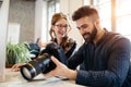 Picture of architects working together in office Royalty Free Stock Photo