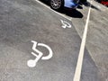 A place for parking disabled people