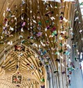 Bath Abbey butterflies display, UK