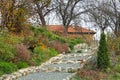 Picture of a beautiful autumn garden Royalty Free Stock Photo