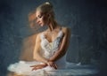 Picture of a beautiful ballet dancer. Royalty Free Stock Photo