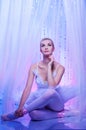 Picture of a beautiful ballet dancer. Royalty Free Stock Photo