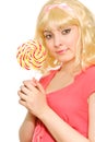 Picture of beautiful blond woman Royalty Free Stock Photo