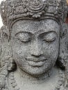 Front view of a Buddha statue Royalty Free Stock Photo