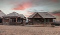 Romania traditional wood rustic rural houses