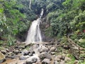 The picture of waterfalls and rivers that are so many rock on side