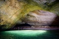 A picture of Benagil Cave took from a boat
