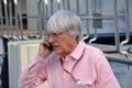 Bernie Ecclestone, boss of Formula One Management Royalty Free Stock Photo