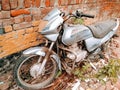 A picture of bike with selected focus ,
