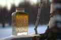 Picture of a Bottle of Traditional Russian Birch Sap