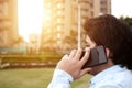 Picture of boy is talking phone