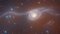 A Picture Of A Breathtakingly Immersive Image Of A Spiral Galaxy
