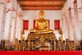 Picture of Buddha statue at Wat Pho temple. Bangkok, Thailand. Royalty Free Stock Photo